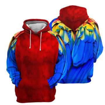 Women Winter 3D New Animals Printing Hoodies Men Tree Frog Hamster Parrot Cats Penguin Butterflys Graphic Hooded Sweatshirts Top