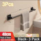3pcs 40CM Black