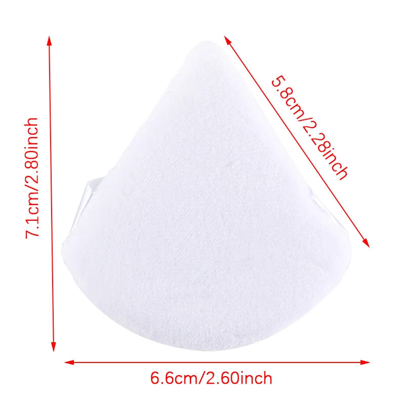 Description Picture 5 of item1/2/3/6 PCS Triangle Powder Puff Flours Mini Face Makeup Sponge Cosmetics Soft Cotton Face Powder Puff Washable Make Up Tools