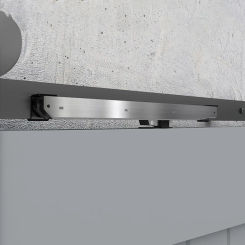Soft Close Mechanism Soft Close Track Kit Silver Close Mechanism For Sliding Barn Door Hardware High Quality Hole-free