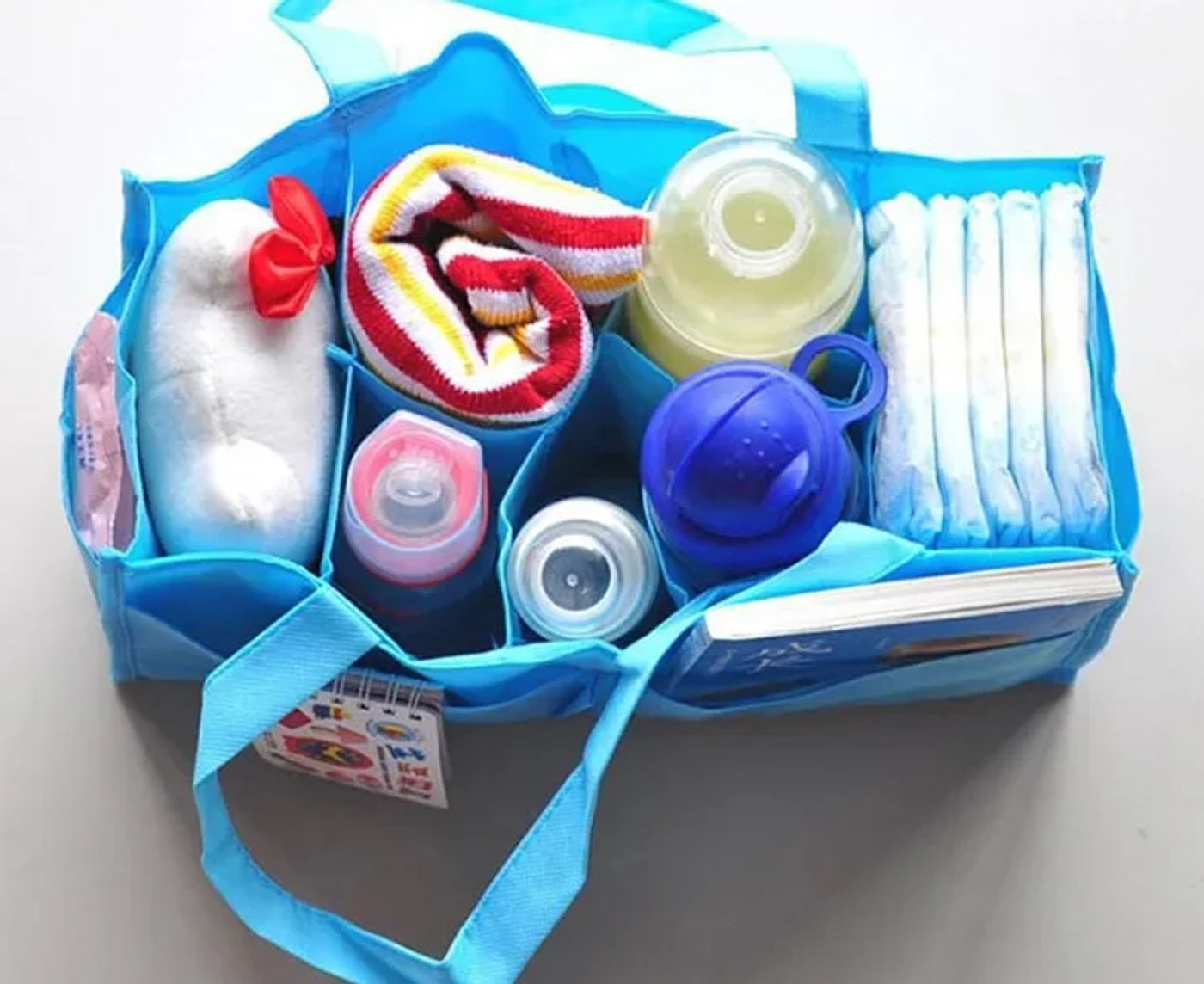 Description Picture 3 of itemPortable Mummy Bag Bottle Storage Multi-Function Separate Bag Nappy Maternity Handbag Large Capacity Baby Tote Diaper Organizer