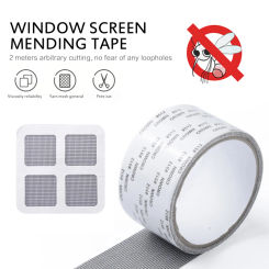 Strong Self Adhesive Window Screen Repair Tape Window Net Screen Repair Patch Anti-Insect Mosquito Mesh Covering Up Holes