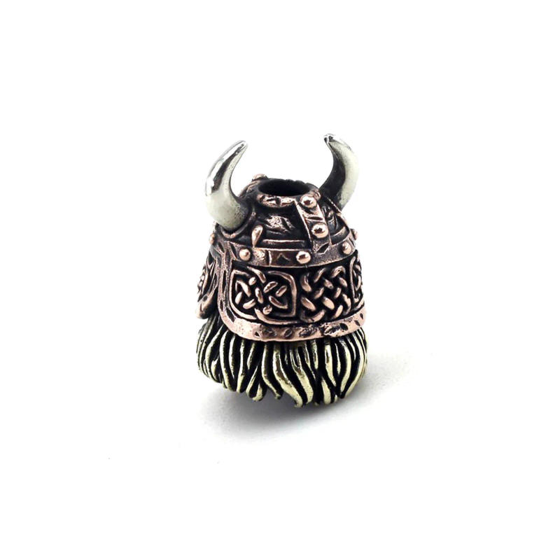 Description Picture 5 of itemBrass Copper Viking Man Knife Beads Outdoors EDC Tools Lanyard Paracord Key Rings Pendants DIY Accessories