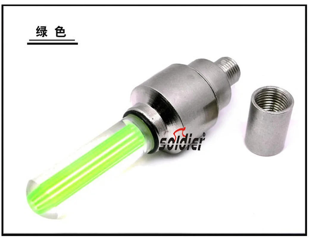 Description Picture 6 of itembike light with no battery mountain road bike  bicycle lights LEDS Tyre Tire Valve Caps Wheel spokes LED Light