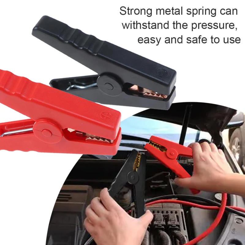 Description Picture 6 of item100A 300A 500A Crocodile Car Caravan Battery Test Lead Clip Alligator Clip Battery Crocodile Clamp Test Connector Plug Power