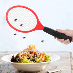 Bug Zapper Racket Electric Fly Swatter Cordless Battery Power Electric Fly Mosquito Swatter Bug Zapper Racket Insects Killer