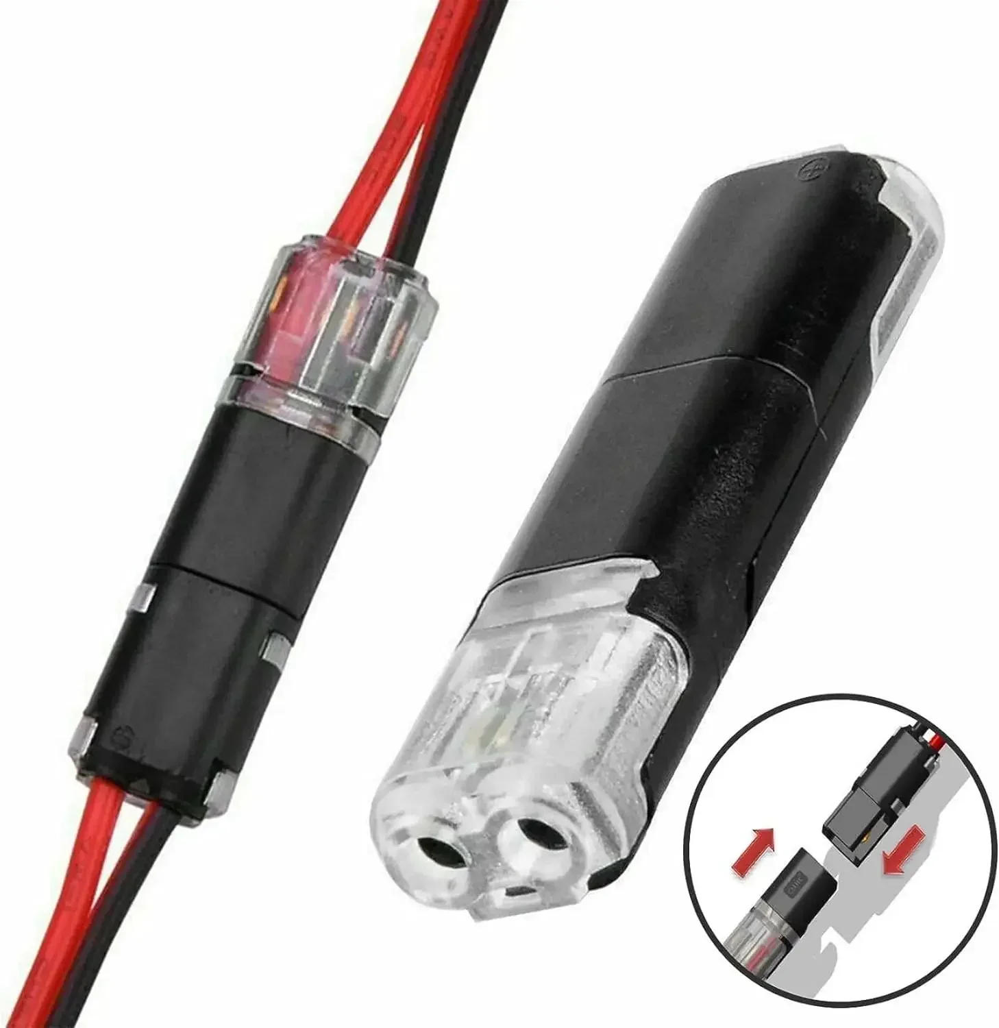 Description Picture 6 of item2 Pin Way Plug Electrical Connector Wire Cable Automotive Strip Terminal Connection Car Waterproof Electrical Connector NEW