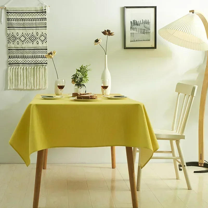 Description Picture 6 of itemLXS22 2024 Table cloth polyester tablecloth round table cloth circular solid white