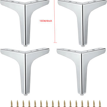 4pcs Table Legs for Metal Furniture Sofa Bed Chair Leg Iron Desk Cabinet for Dresser Foot Bathroom Table Legs Furniture hardware