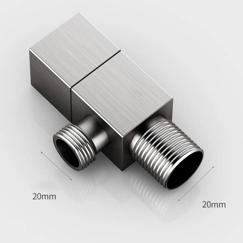 Description Picture 4 of itemBathroom Angle Valve Pure Copper Square Toilet Filling Angle Valve Water Heater 4 Water Valve Basin Water Heater Faucet