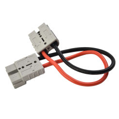 1Pcs 50A Plug For Anderson 6mm2 Double Ended Male Female Docking Plug 30cm/50cm/100cm Battery Charging Extension Cable Connector