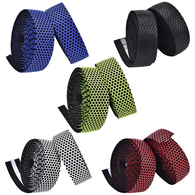 Description Picture 4 of itemESLNF Bicycle Handlebar Tape Road Bike Bar Tape PU Bike Handlebar Tape Cycling Damping Anti-Vibration Wrap Bike Accessories