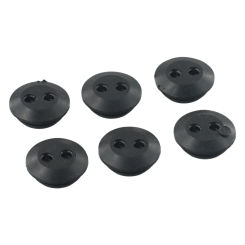 Fuel Tank Rubber Grommet Strong Sealing String Trimmer Parts 2 Holes 6Pcs Brush Cutters Hedge Trimmer Outdoor Power Equipment