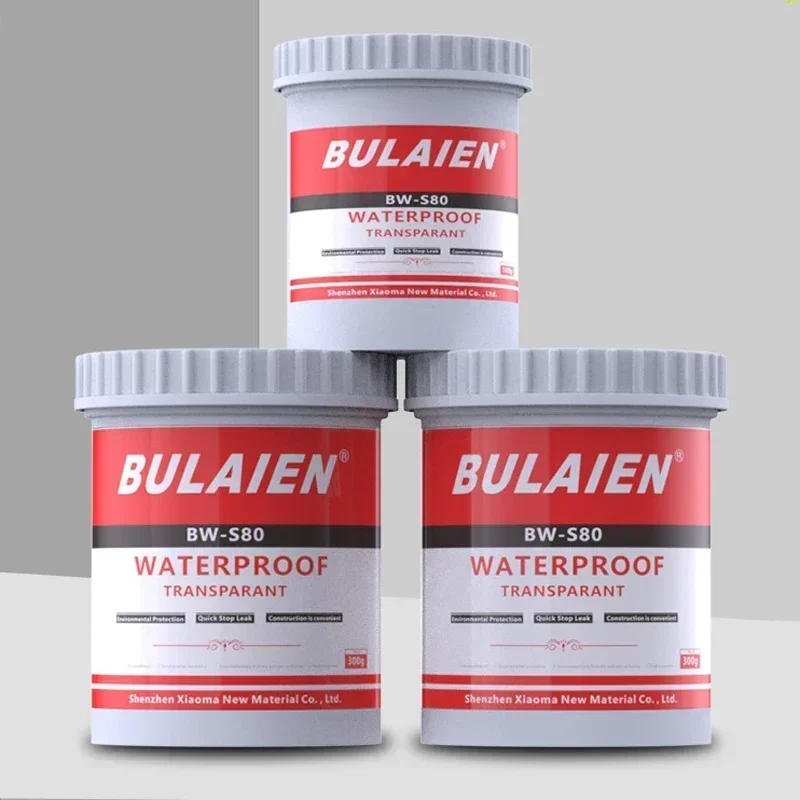 Description Picture 2 of itemExternal Wall Leak Repair Transparent Waterproof Adhesive Leak-proof Paint for Wall Floor Tile Roof Bathroom Waterproof Coating