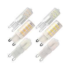 Brightest G9 LED Lamp AC220V 3W Ceramic SMD2835 LED Bulb 360 Beam Angle Chandelier Light Spotlight Replace Halogen Lights