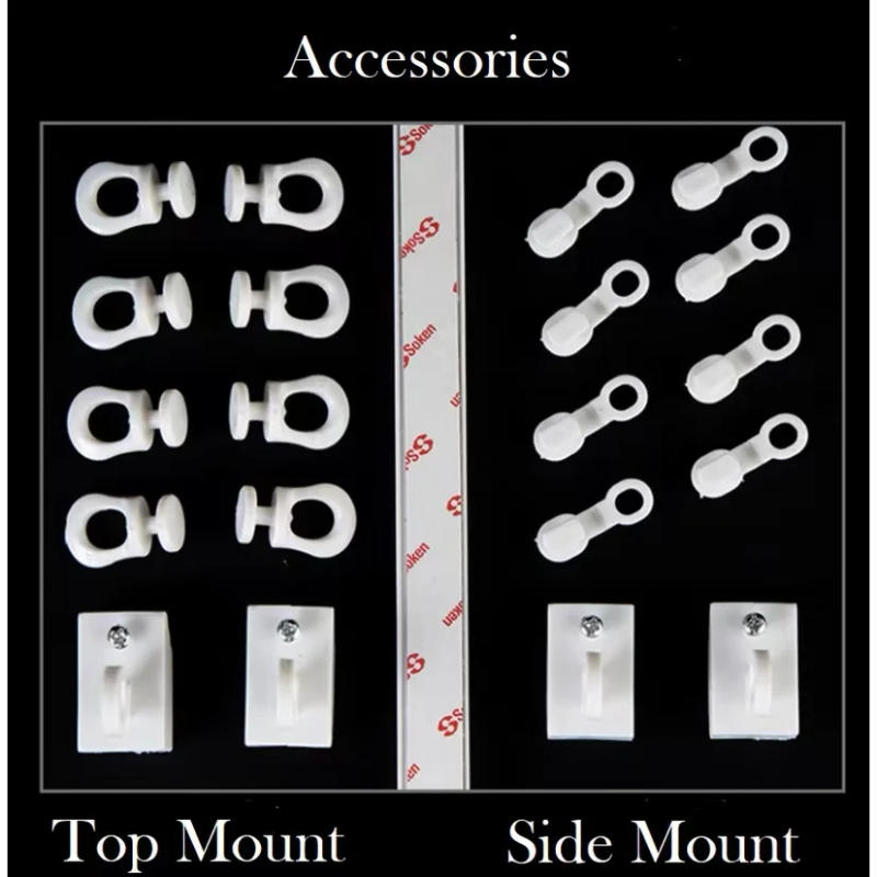 Description Picture 6 of itemSelf Adhesive Curtain Sliding Track Without Punching Nano Silent Track Top Mounted Side Mounted Home Window Decor Accessorie