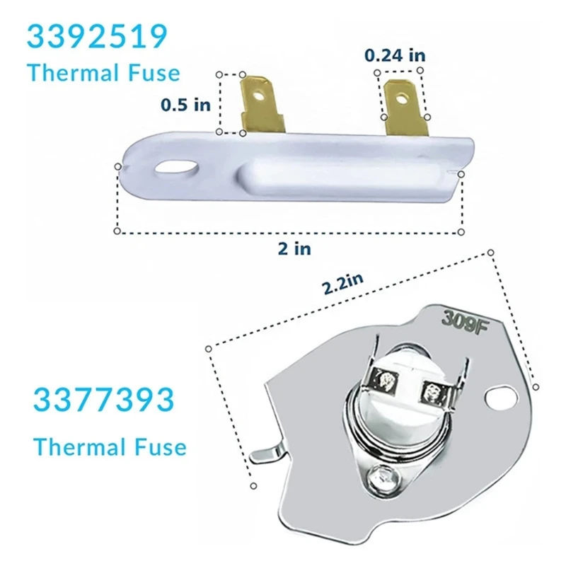 Description Picture 6 of itemDryer Heater Part Repair Set Thermostat Replacement Part Home Appliance Part Dryer Heating Plate Iron Texture for Dryer