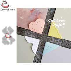 Catlove Photo Corner Metal Cutting Dies Scrapbooking Mold Stencil Die Cuts Card Making DIY Craft Embossing New Dies For 2022