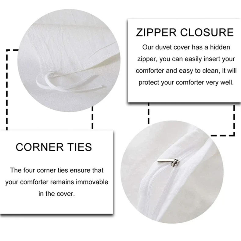 Description Picture 2 of itemSanrio Anime Series Lilac Duvet Cover Cartoon Kuromi Cute Bedding Set Pillowcase Children's Birthday Gift Bedroom Decorations