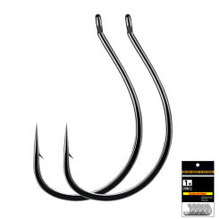20pcs/lot Drop Shot Hook 4# #3 #2 #1 #1/0 #2/0 Stainless Steel Offset Wacky Hooks Crank Worm Fishhook Fishing Accessories