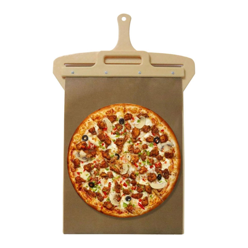 Description Picture 4 of itemSliding pizza peel transfer Sliding Pizza Scoop Foldable Wooden Handle Kitchen Spatula Bread Baking Tools Aaccessories