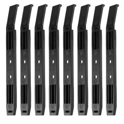 4 Pairs Hard Drive Rails Chassis Cage Accessories Drive Bay Slider Plastic Rails for 3.5 to 5.25 Hard Drive Tray Caddy