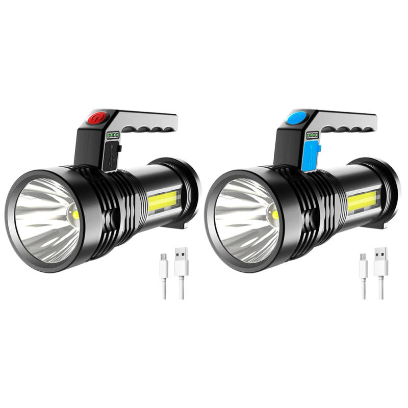 Description Picture 4 of itemLED COB Bright Flashlight 4 Mode 300lm Outdoor Waterproof Torch Searchlight Lamp