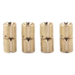 4Pcs Copper Brass Hinges 8mm 10mm 12mm 180 Degree Opening Angle for Furniture Cabinet Small Box Hardware