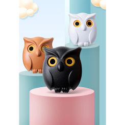 Creative Owl Night Wall Magnetic Key Holder Magnets Hold Keychain Key Hanger Hook Hanging Key Will Open Eyes Home Decoration