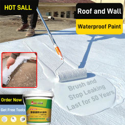 Waterproof Invisible Paste Sealant Mighty Paste Polyurethane Glue with Brush Adhesive Repair Glue for Roof Repair Super Glue