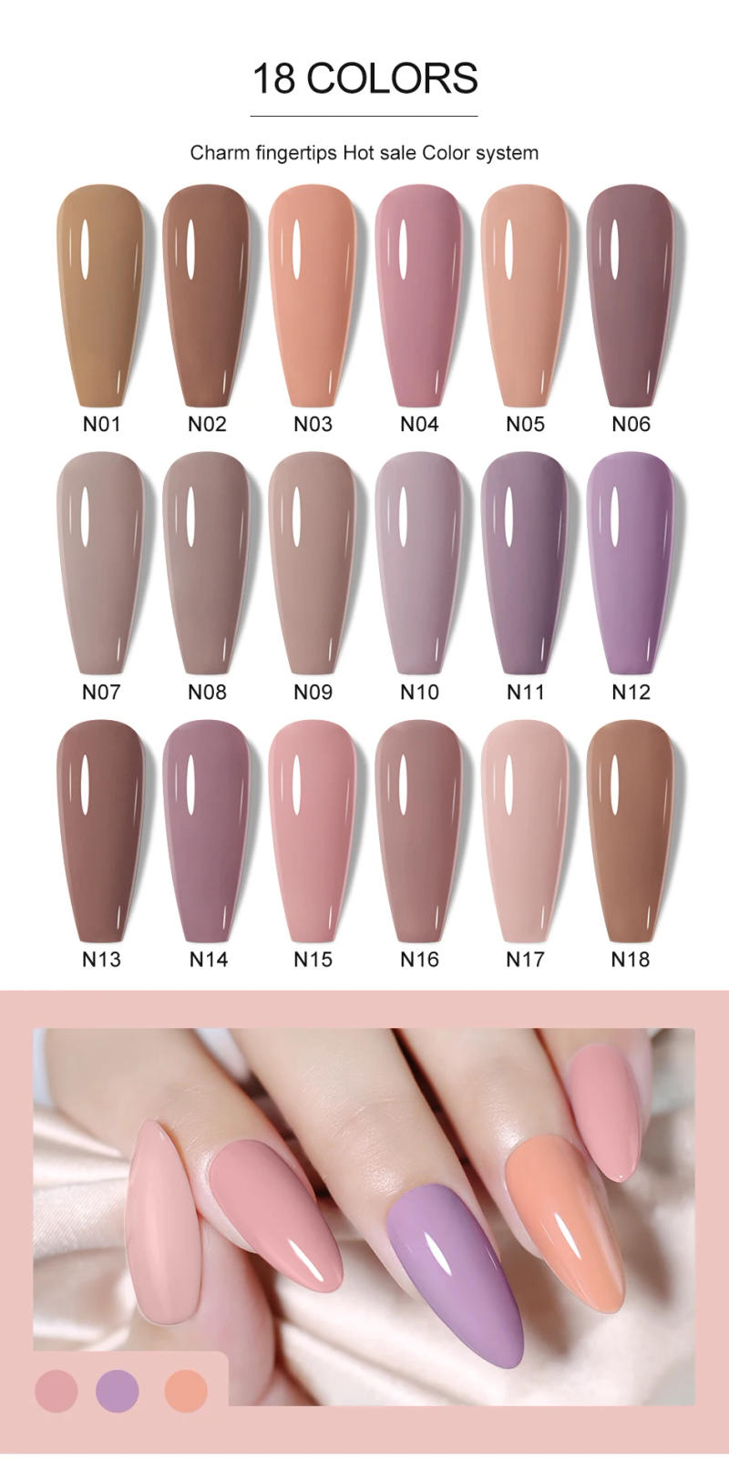 Description Picture 5 of itemNAILCO Glitter Reflective Series Gel Nail Polish Nails Art Semi Permanent Varnish Sparkling Winter Color Nail Gel UV Lamp 15ML