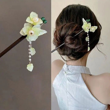 Classic Hair Accessories Fringe Hairpin Elegant Neo-chinese Style Hair Styling Tools Headwear Hair Stick Hanfu