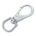 1pc 304 Stainless Steel Swivel Eye Snap Bolt Hook Multi-use Universal Quick Release Buckle Boat Dog Pet Key Chain 121mm  3#