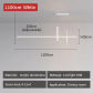 L100cm White