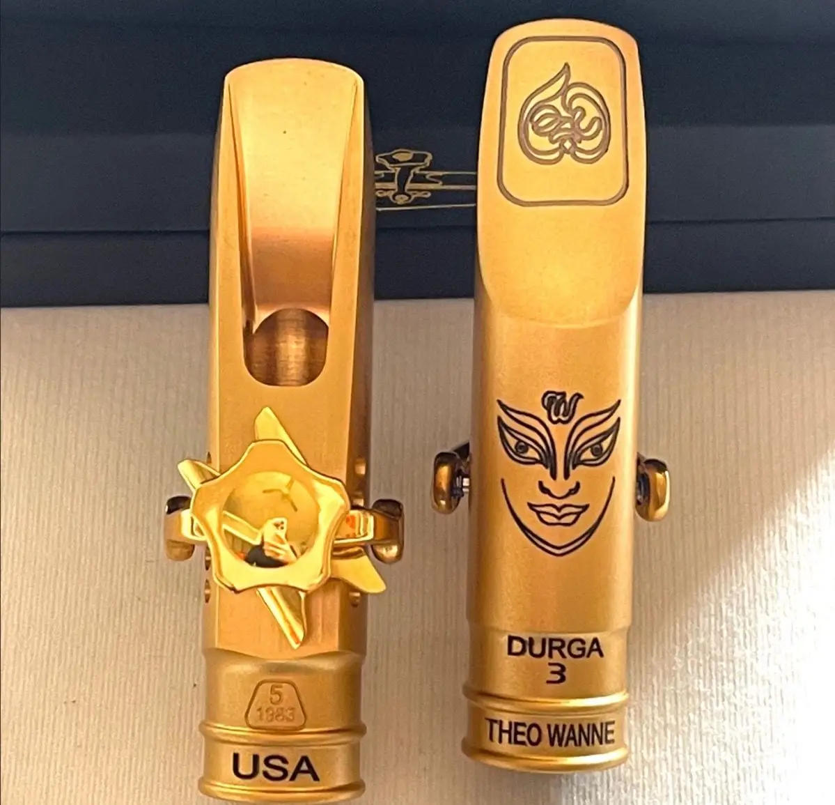 Description Picture 4 of itemMetal Goddess Flute Head Mandela Durga 3 Generation Alto Saxophone Musical Instrument Accessories Treble Tenor