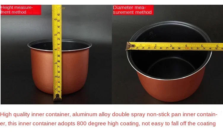 Description Picture 2 of itemElectric pressure cooker liner multicooker bowl 4L 5L 6L liter non-stick pan double spray thickening