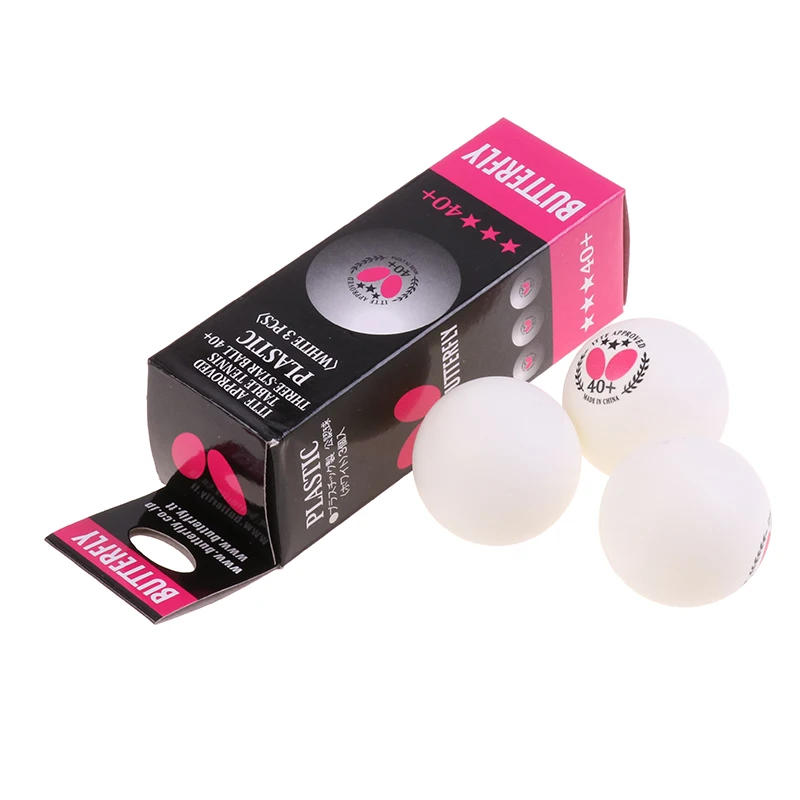 Description Picture 3 of item2 Packs/6pcs Ping Pong Balls Professional 40+ 40mm High Quality Of Table Tennis Balls Table Tennis Balls Three-star Level