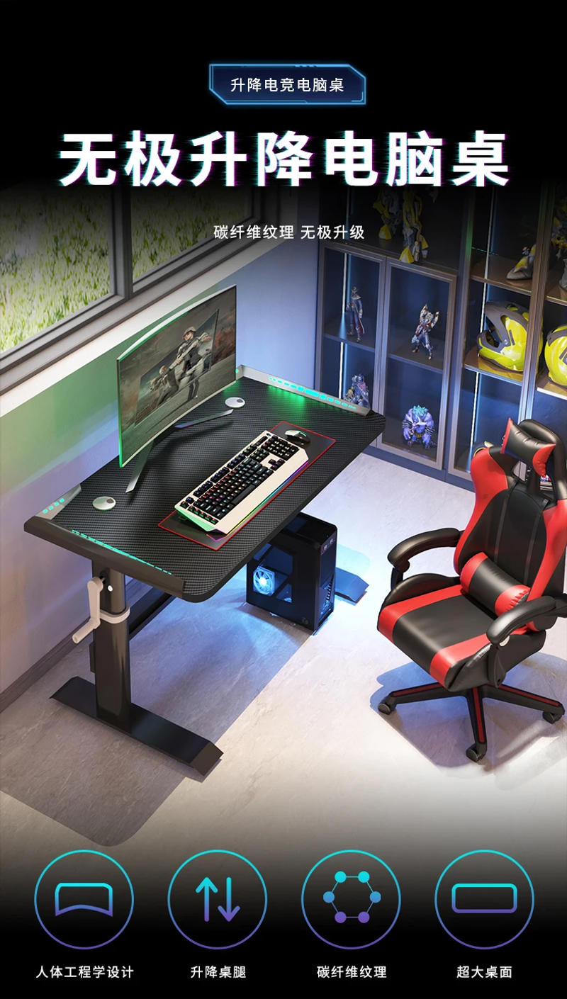 Description Picture 2 of itemComputer Study Office Desk Bedroom Standing Reception Workstation Office Desk Student Scrivania Cameretta Modern Furniture