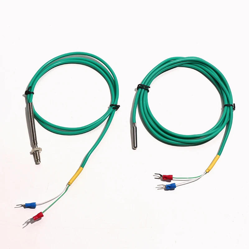 Description Picture 2 of itemLUJINXUN K Type M6 Screw Thermocouple 5x30 Stainless Steel Probe High temperature 0-200C Resistance Silicone Flexible Wire 1pc