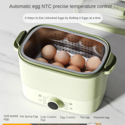 220V Automatic Electric Egg Boiler for Salad Household Multi Cooker Food Steamer Auto-off  for Breakfast