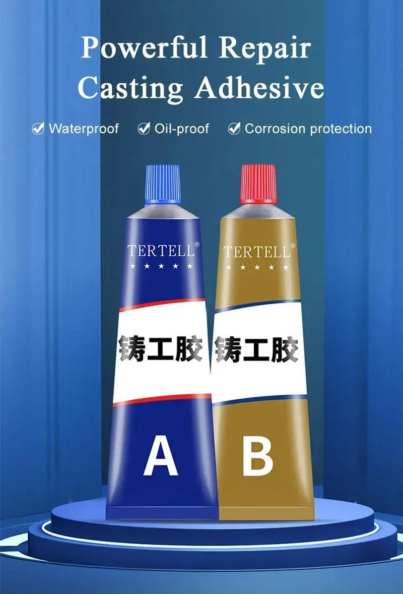 Description Picture 2 of itemAB Strong Metal Repair Glue Strength Iron Plastic Repair Casting Adhesive Heat Resistance Glue Sealant  Magic Repair Glue 100g