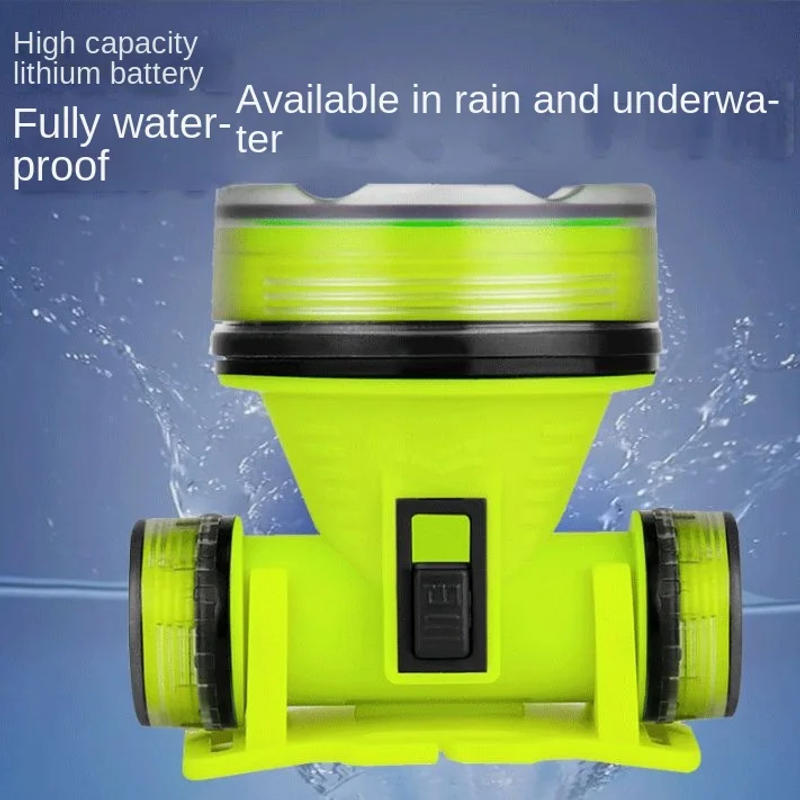 Description Picture 4 of itemDeep diving headlight with strong bald head and wearable underwater lighting for fishing, IPX8 waterproof and rechargeable