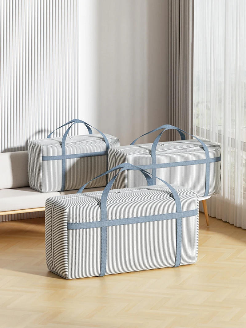 Description Picture 5 of item1PC large capacity storage bag for bedroom dormitory clothes quilt foldable dust bag storage locker storage bag trunk sorting