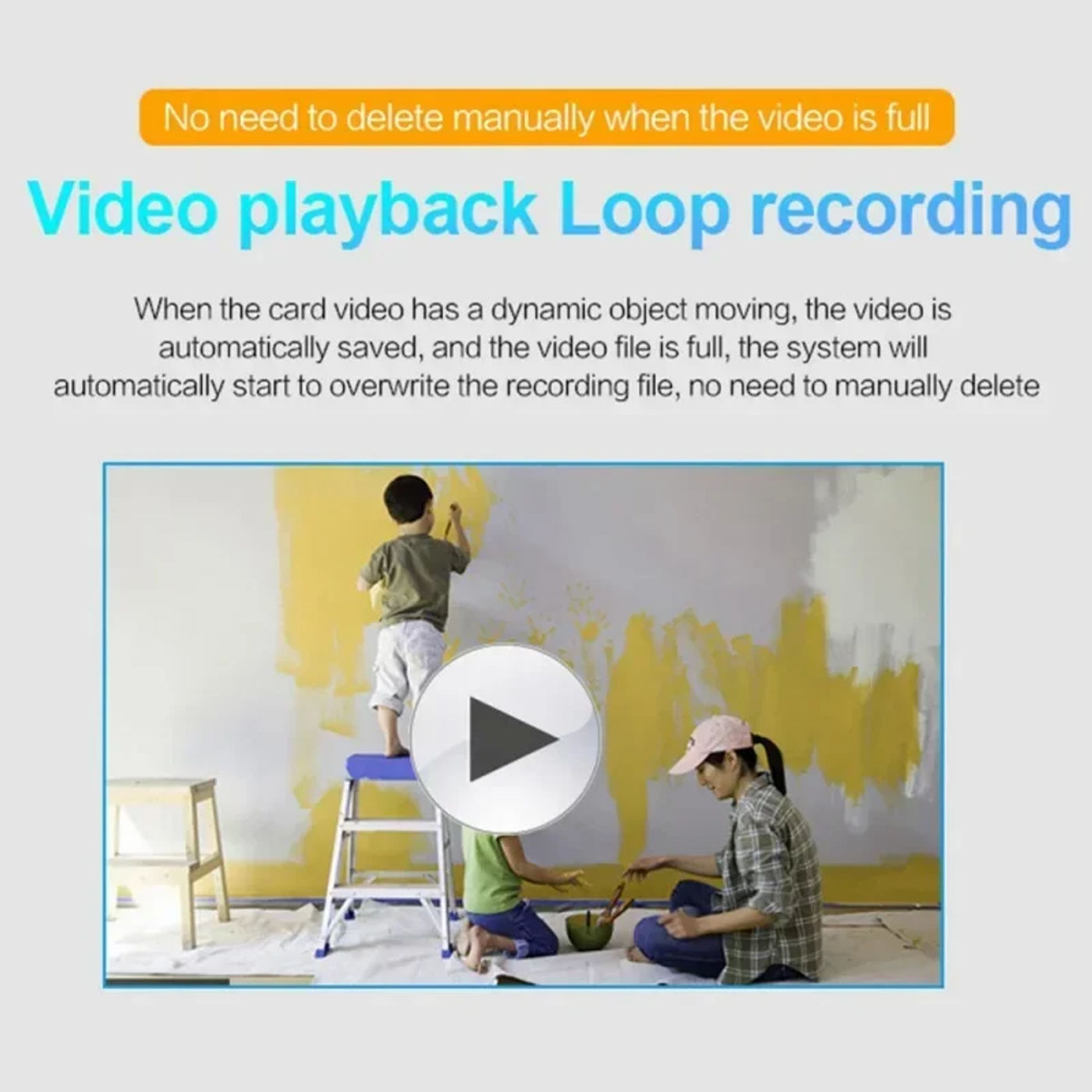 Description Picture 5 of itemNew X5 Camera Wireless 1080P Surveillance Security Video Cam Night Vision Motion Detect Camcorder Mini Cam Monitor Smart Home