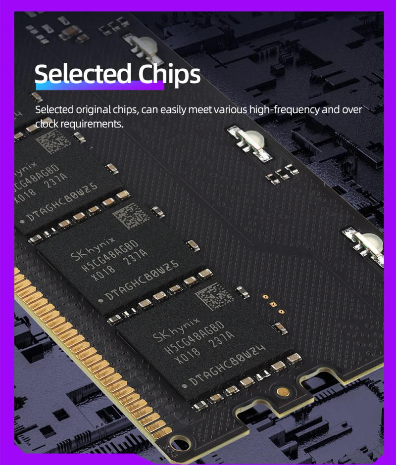 Description Picture 6 of itemNetac DDR5 memoria RAM RGB 7200mhz 6600mhz 6200mhz DDR5 Dual Channel 16GBx2 RAMs for DIY Gaming Computer Memory with Heatsink