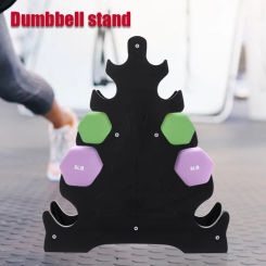 Kettlebell Rack Dumbbell Shelf Fitness Fixing Triangle Shaped Stand Dumbbell Storage Bracket Rack Holder Stand Gym Accessories