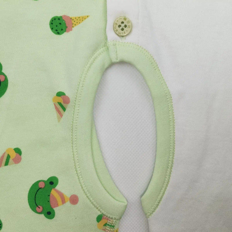 Description Picture 5 of itemRomperDew Boys and Girls Animal Crawling Clothes Infant Children Long-sleeved Open Gear One-piece Pajamas Baby Cotton Pajamas