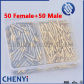 50 female 50 male