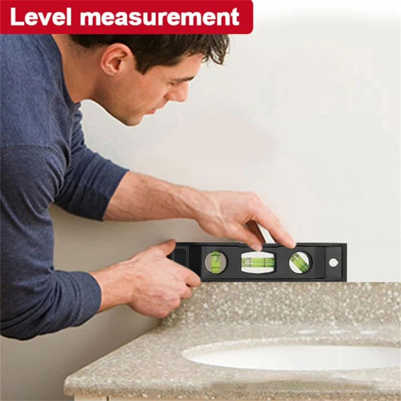 Description Picture 4 of item6 Inch Spirit Level Horizontal Ruler Mini 3 Bubble Measuring Tool Machinery Leveler High Precision Level Measuring Instruments