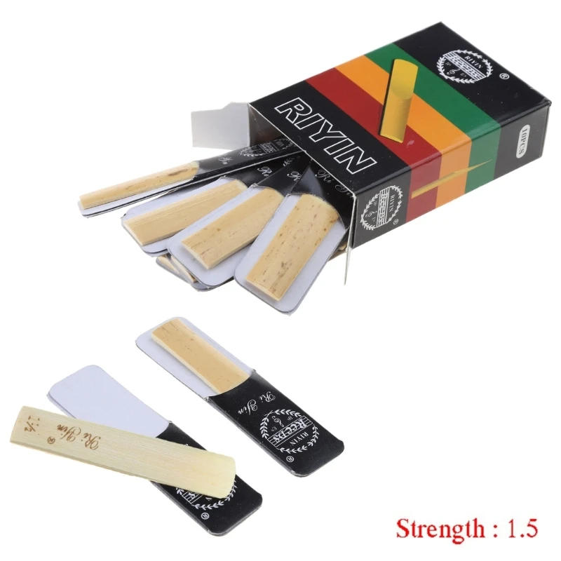 Description Picture 6 of item10pcs Traditional Reeds Clarinet 1.5 2.0 2.5 3.5 Strength Clarinet Reeds Wind Instrument Accessories